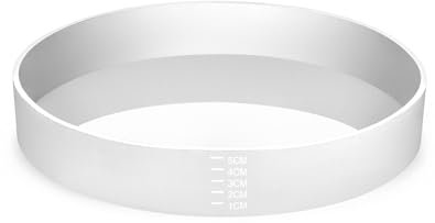 QWORK® Molde de Silicona Redondo 35cm, Moldes de Resina Epoxi, Moldes para Bandejas de Resina Grandes, para Hacer mesas, bandejas, etc