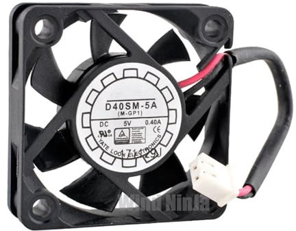 D40SM-5A 4cm 40mm fan 40x40x10mm DC5V 0.40A 2pin 6000rpm high speed cooling fan for Router power supply