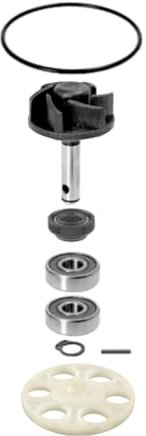 RIDE AND CUSTOM kit de revisión bomba de agua compatible con Yamaha Yq Aerox 50 2004-2012