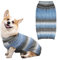 FWLWTWSS Hundepullover, Winter Warmer Hundepullover Kleine Hunde Rollkragen Strickpullover Hunde Pullover Weich Hundepulli Hundekostüm Hundebekleidung für Kleine Mittelgroße Hunde Small