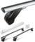 MODULA Aluminium-Dachträger kompatibel mit Volkswagen Golf 7 Serie 3-Türer (AU) 2012-2019, mit normales Dach, Länge 110 cm, Abschließbar, Nutzlast 60 kg, Silber