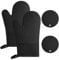 AUAUY Guanti da Forno e Presine da Cucina, Guanti da Forno in Silicone Impermeabili, 446°F Antiscivolo Guanti Resistenti al Calore Guanti da Cucina Lunghi per Cucinare Barbecue con 2 Presina