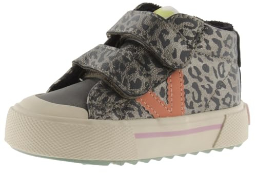 victoria High-Top Tribu Animal Print Metallic-Leder-Effekt & Klettverschlüsse & Kontrast-Logo 1065197 für Mädchen