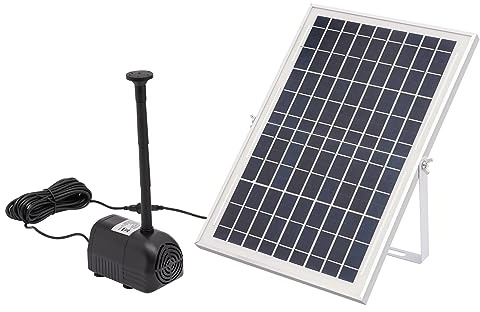 10W Solar Brunnenpumpen Solar Springbrunnen für Außen, Solarbrunnen für Draussen, Solar Wasserpumpe Schwimmende Fontäne, Teichpumpe Solar Wasserspiel Solarbrunnen für Draussen, Pool, Aquarium