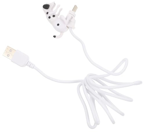 Zerodeko USB C Schnellladekabel mit Kreativem Hunde Design Isoliertes Robustes Ladekabel für Mobile Geräte für Auto und Zuhause