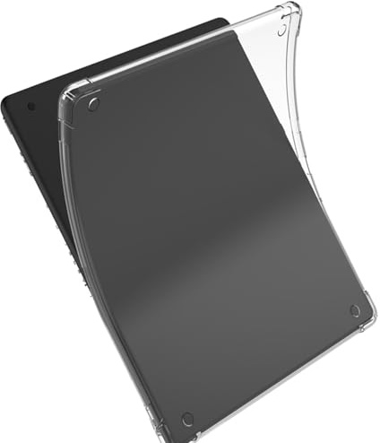 XAGMODSHN Schutzhülle für 25,9 cm (10,2 Zoll) 2022/2024, transparente TPU-Schale mit Stift- und Spitzenhaltern, Airbag, kratzfeste Abdeckungen