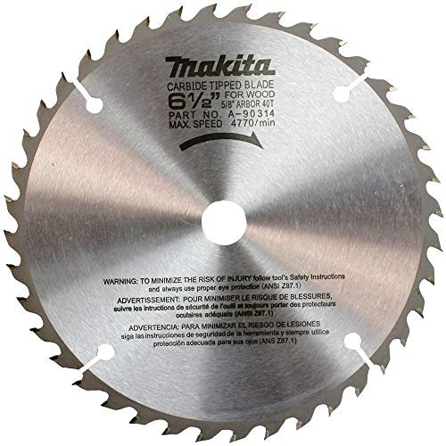 Makita A-90314 6-1/2-Inch Carbide Blade 40Tooth