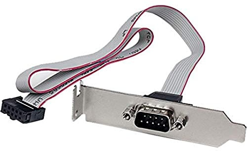StarTech.com 1 Port Seriell DB9 Slotblech mit 10 Pin Pinheader Kabel 40cm - Low Profile
