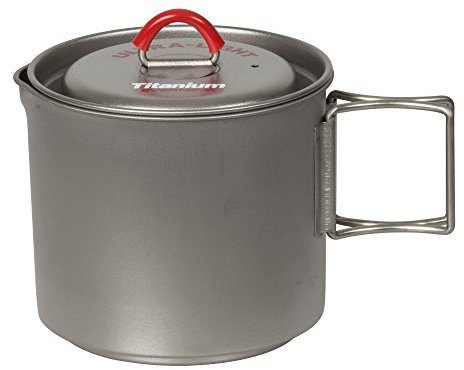 Eve new (EVERNEW) Titanium Cup Pot 500 Red ECA266R (Japan import)