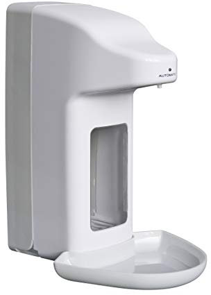 ALLCARE 98812 MediQo-line MQA05K Seifen- und Desinfektionsmittelspender automatisch + Abtropfschale Kunststoff, 500ml