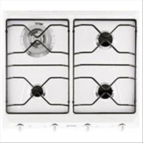 Smeg SRV564EB7 Incasso Gas Bianco piano cottura