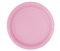Unique Party - Platos de Papel - 23 cm - Rosa Claro - Paquete de 8 (30877)