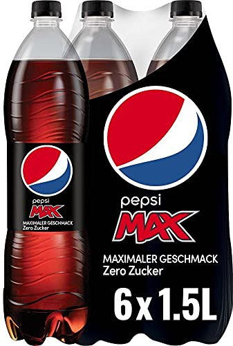 Pepsi Max, Zero Zucker, EINWEG (6 x 1,5 l)