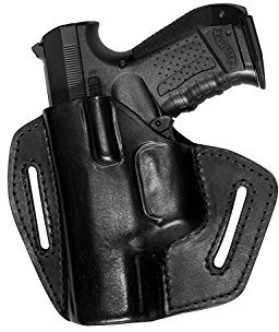 VlaMiTex UXLi Pistolen Leder Schnellziehholster für Walther P88 / P88 Compact / P88 Competition Links