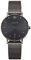 Kistanio Petit Damenuhr mit Milanaiseband Datum Edelstahl Gun Metal Gun Metal Saphirglas GM-GMS-M