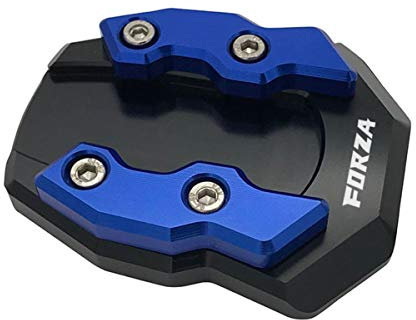 LongGreat Motorrad Seitenständer Vergrößern Fußpolster Anti-Rutsch-Kickstand Verlängerungsplatte Pad Für Honda Forza 300 125 250 2017-2020