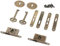 Tulead Bronze Mini Dekorative Antik Schlösser - 2 Sets mit Schlüssel, Schrauben