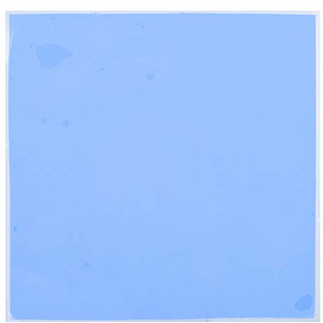 Wärmeleitende Silikonkissen CPU-Wärmeleitpad, Thermal Pad, 100 mm x 100 mm x 3 mm Wärmeleitpads aus weichem Silikon, Kühlkörperkühlung, CPU-Wärmeleitpads für CPU-GPU-Kühlkörper (blau)