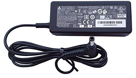45W Delta Laptop AC Adapter for Toshiba Satellite L50-B-235 19V 2.37A Battery Charger Power Supply Unit PSU Adaptor Pin Size 5.5 * 2.5mm & UK Power Cable