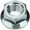 AERZETIX - C58285 - Juego de 5 tuercas hexagonales con brida/base dentada M20 - Ø exterior de la brida 42mm - en acero