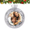 Personalisiertes Foto-Weihnachtskugel-Ornament-Geschenk, benutzerdefiniertes Bild, Text, Weihnachtsbaum-Anhänger, hängende Weihnachtsdekorationen