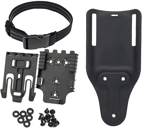 ACEXIER Taktischer Drop Leg Band Strap Holster Adapter für G1ock 1911 P226 Beretta M9 Jagdpistole Hüftgurt Q.LS Plattform