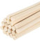 uxcell Lot de 20 tiges rondes en bois de 50 cm - Bâton en bambou de 10 mm pour loisirs créatifs, accessoires de photomaton, modèle de construction à faire soi-même