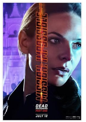 ZOLULA Mission- Impossible - Dead Reckoning Part 1 – Filmposter auf Leinwand, Poster, Wandkunst, Dekor, Bild, Gemälde für Wohnzimmer, Schlafzimmer, Dekoration, ungerahmt, 40 x 60 cm