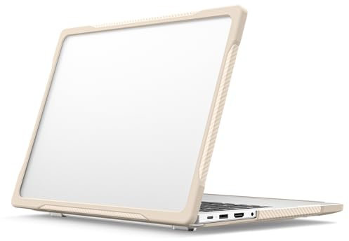 FONREST Hard Shell Case for Huawei MateBook D14 / D14SE 2023/2024 MDG-16-24 Ultra-thin Slim Frosted Translucent Matte Frosted Anti-fingerprint Anti-slip Shockproof Protective Laptop Cover (Khaki)