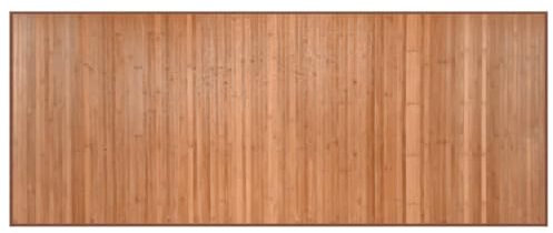 vidaXL Teppich, Bambusteppich Rechteckig, Bambusmatte rutschfest für Wohnzimmer, Läufer Küchenteppich Flurteppich, Modern, Natur 80x200cm Bambus