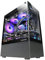 Mars Gaming MC-SE, Case PC Micro-ATX, Pannelli Frontali e Laterali Vetro Senza Cornice, Design Tecnologia AirTech Mesh, Mini Tower Gaming Doppia Camera, Supporto Raffreddamento a Liquido, Nero