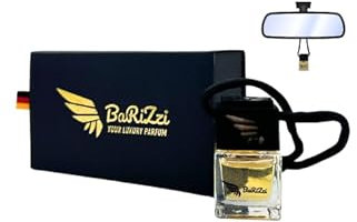 BaRiZzi Autoduft Duftanhänger | Duftbaum Auto Aufhänger Diffusor | Starke Duft Autoparfum | Autoparfum (Schwarz, Oud Intenso)