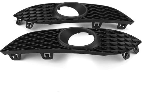 TMXM Parrilla de Luz Antiniebla Delantera Coche para Opel Astra H 2007-2012 1400409 1400410 Rejilla de Ventilación para Faros Antiniebla Delantero Reemplaza,C-1 Pair