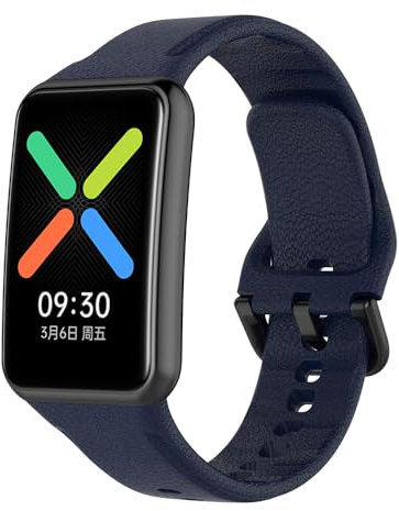 BYISYUE Bracelet pour OPPO Watch Free, Silicone Sport Bracelets de Remplacement pour OPPO Watch Free