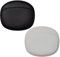2 Stück Silikon Tasche Mini, Kopfhörer Organizer, Tragbare Aufbewahrungstasche Set für Ohrstöpsel, Earphone, Schwarz, Grau