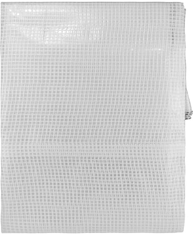 Tarpaulin Regular And Heavy Duty Waterproof Cover Tarp Ground Sheet Multi Sizes Transparent Blue Silver Clear Camo Army (Clear (350GSM), 5 x 5m)