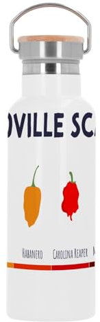 Scoville Scale Ma Copine Hot Chili Amour Thermosflasche aus Edelstahl, 500 ml