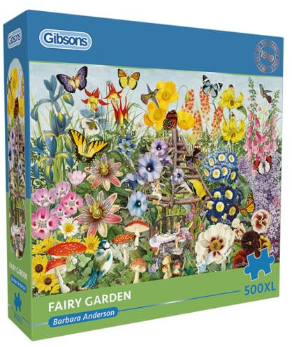 Gibsons Fairy Garden 500XL piece jigsaw puzzle Extra large puzzle Age 9+ B Corp