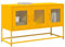 Gecheer Mueble para TV Acero Laminado en frío Amarillo 100,5x39x60,5 cm,Mueble de Salón Moderno,Soporte Mobiliario Aparador Estante Salón Sala de Estar Dormitorio Decoración
