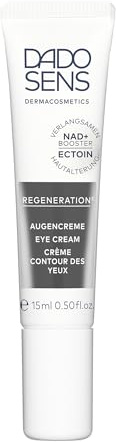 DADO SENS REGENERATION E Augencreme 15 ml, Mit NAD+ Booster & Ectoin | Feuchtigkeitsspendende Augencreme, Glättet die Augenpartie, Fördert Zellenergie & Zellschutz, Anti-Aging Augenpflege