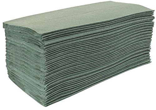 Jantex Green Z Fold Hand Towels 1ply (Pack 15 x 200sheets)