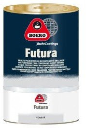 Boero Yacht Coatings Futura Smalto poliuretanico bicomponente brillante, colore: 401 Blu Oceano, size: 0,75 l