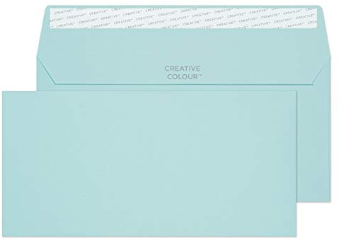 Blake Creative Colour 218 Briefumschläge Haftklebung Hellblau DL+ 114 x 229 mm - 120g/m² | 500 Stück