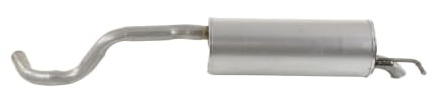 WALKER 24059 Endschalldämpfer mit Leitung ohne Anbauteile Kompatibel mit SKODA ROOMSTER 5J 6Q7253609A 6Q7253609L