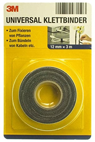 3M Universal Klettband Klettbinder 12 mm x 3,0 Meter