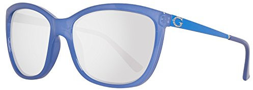 GUEX5 GU7444 5884C Sonnenbrille GU7444 5884C Rund Sonnenbrille 58, Blau