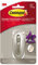 Command Medium Decorative Hooks-Brushed Nickel 1 Hook & 2 Strips