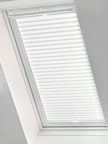 Gardinia 33780 Easyfix Dachfenster-Plissee, Stoff, weiß, F06
