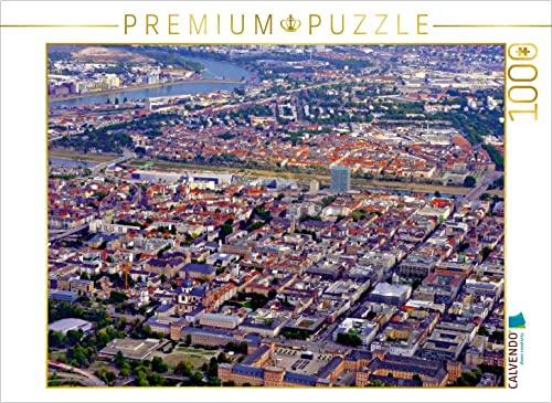 CALVENDO Puzzle Innenstadt, Mannheim/Deutschland 1000 Teile Puzzle quer | Lege-Größe cm Foto-Puzzle für glückliche Stunden