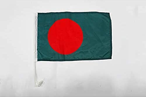 AZ FLAG Bandiera per Auto Bangladesh 45x30cm - Bandierina da Auto Bengalese 30 x 45 cm, Car Flag